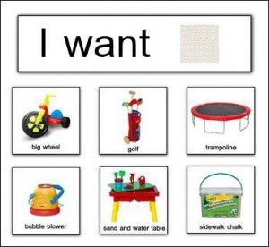 Picture exchange communication, PECS, autism, Kids Speaks