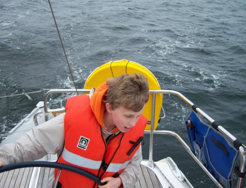 Autism no limits, Conor takes on Galway Bay